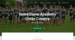 Desktop Screenshot of crosscountry.notredameacademy.com