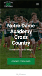 Mobile Screenshot of crosscountry.notredameacademy.com